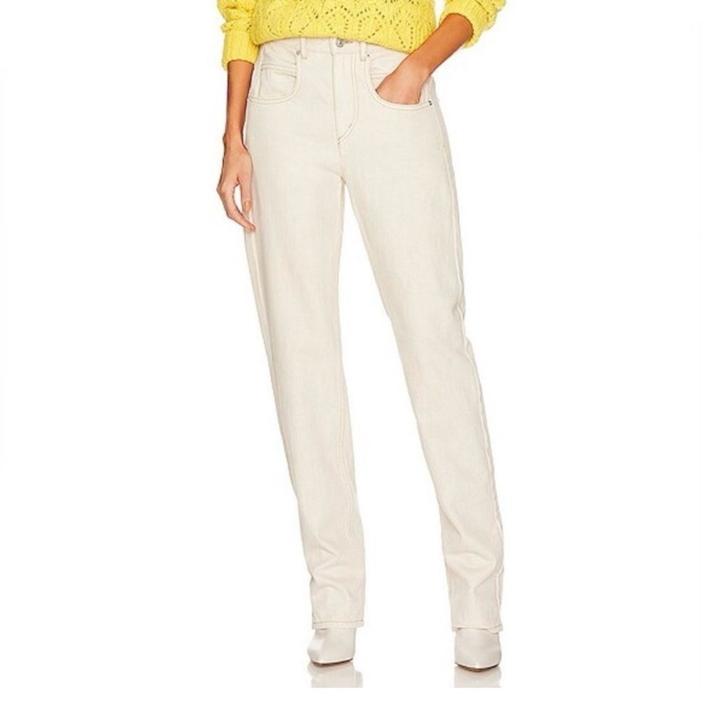 Isabel Marant Etoile Vendelia Straight Leg
Jeans White size 2 (34)